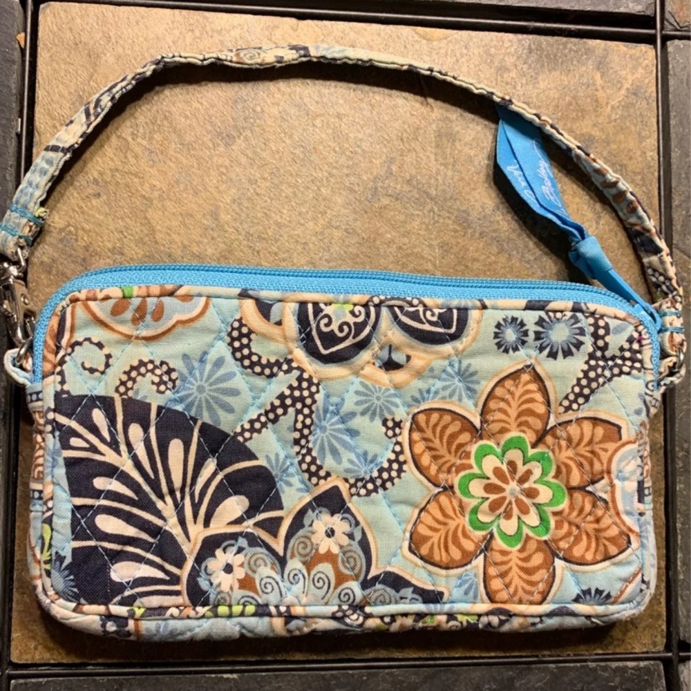 Vera Bradley Bali Blue 2009 wristlet